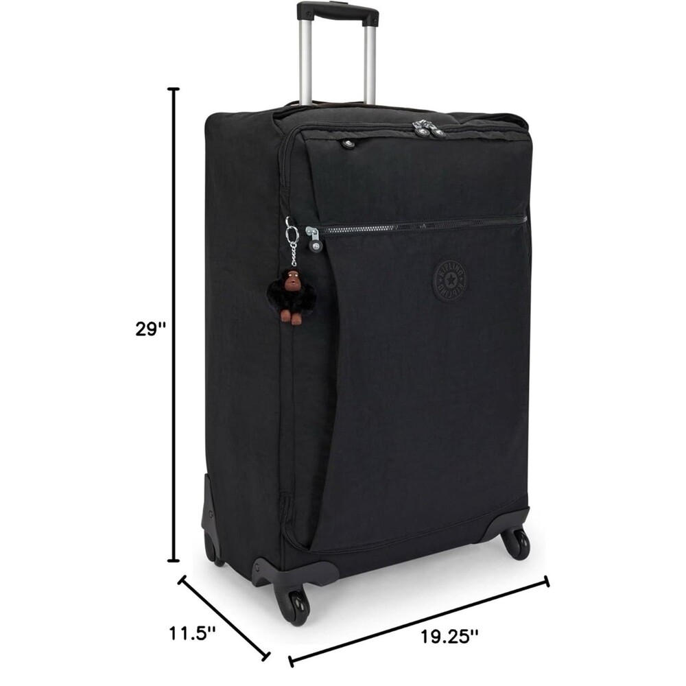 Kipling Women’s Darcey Large 29-Inch Softside Rolling Luggage 360 Wheels Black - Picture 2 of 16